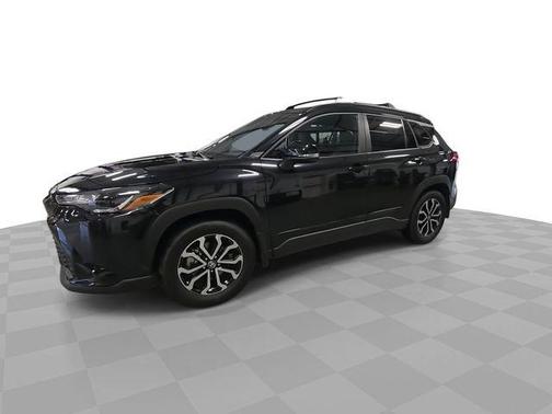 Jet Black 2025 Toyota Corolla Cross Hybrid SE