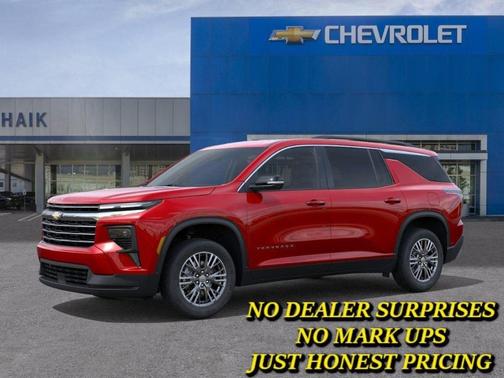 Red 2026 Chevrolet Traverse LT