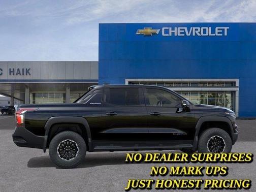 Black 2026 Chevrolet Silverado EV Trail Boss
