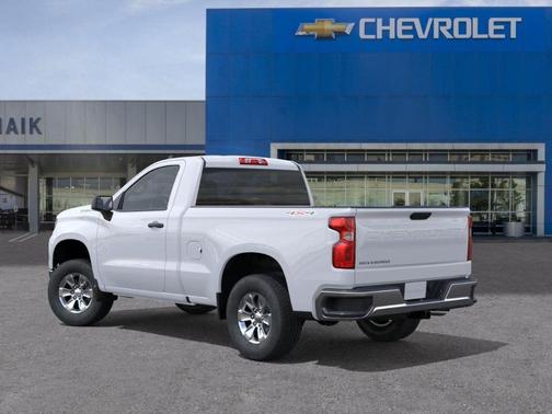 Summit White 2025 Chevrolet Silverado 1500 WT