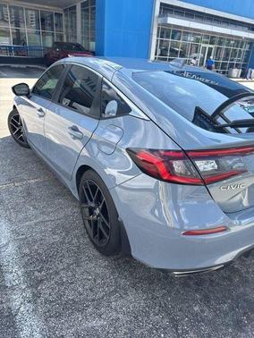 Morning Mist Metallic 2024 Honda Civic Sport Touring