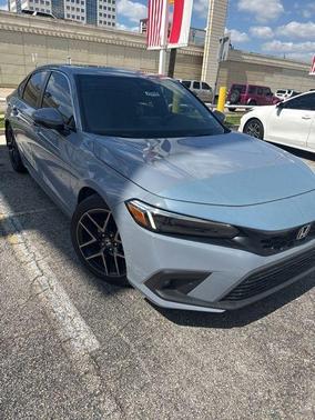 Morning Mist Metallic 2024 Honda Civic Sport Touring