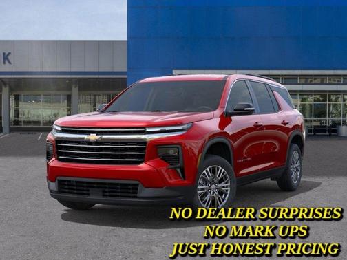 Red 2026 Chevrolet Traverse LT