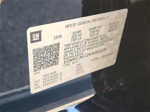 2019 Chevrolet Suburban Premier