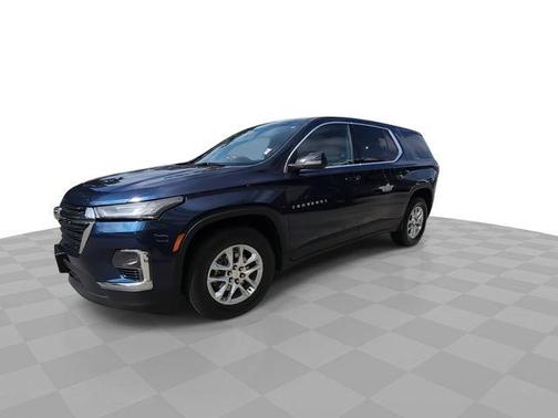 Northsky Blue Metallic 2023 Chevrolet Traverse LS