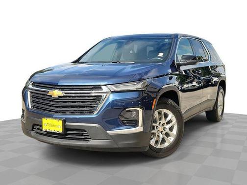 Northsky Blue Metallic 2023 Chevrolet Traverse LS