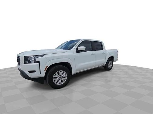 Glacier White 2023 Nissan Frontier SV