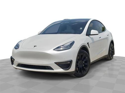Pearl White Multi 2022 Tesla Model Y Long Range