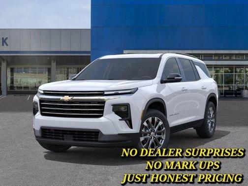 White 2026 Chevrolet Traverse LT