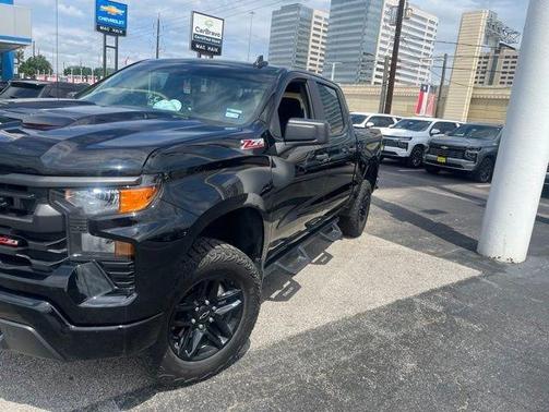 Black 2025 Chevrolet Silverado 1500 Custom Trail Boss