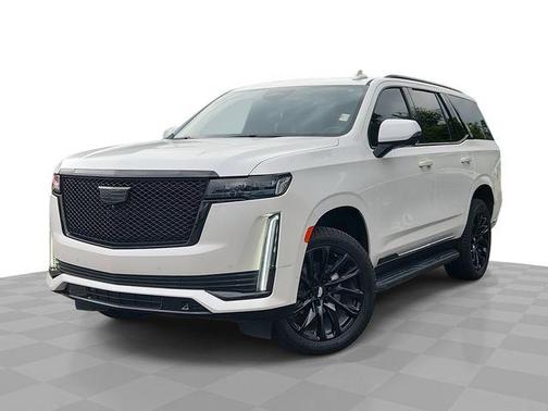 Crystal White Tri-Coat 2021 Cadillac Escalade Sport Platinum
