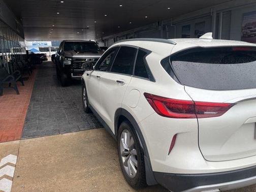 Majestic White 2020 INFINITI QX50 Luxe