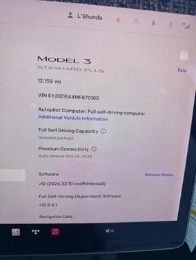 2021 Tesla Model 3 Standard Range Plus