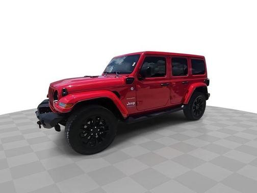 Firecracker Red Clearcoat 2021 Jeep Wrangler Unlimited 4xe Sahara