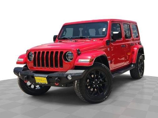 Firecracker Red Clearcoat 2021 Jeep Wrangler Unlimited 4xe Sahara