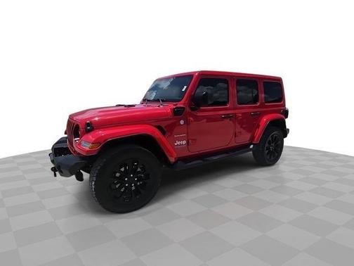 Firecracker Red Clearcoat 2021 Jeep Wrangler Unlimited 4xe Sahara