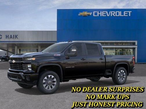 Black 2026 Chevrolet Silverado 2500 Custom