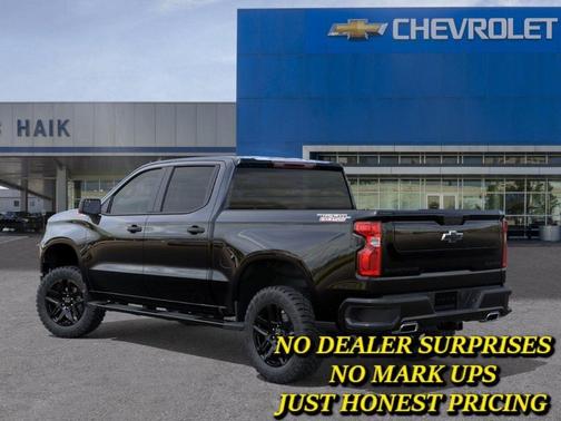 Black 2026 Chevrolet Silverado 1500 Custom Trail Boss