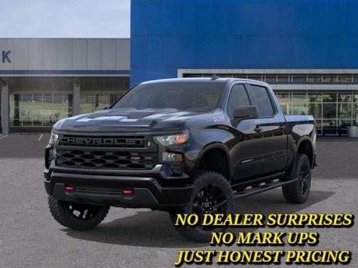 Black 2026 Chevrolet Silverado 1500 Custom Trail Boss