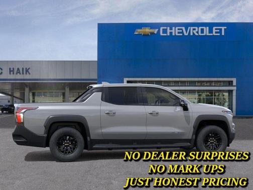 Gray 2026 Chevrolet Silverado EV LT