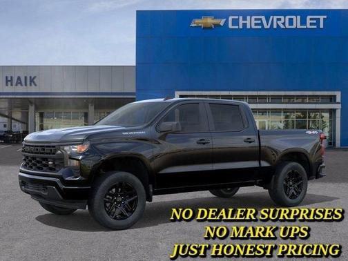 Black 2026 Chevrolet Silverado 1500 Custom