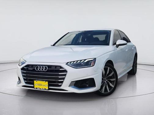 Ibis White 2021 Audi A4 40 Premium Plus
