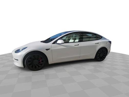 White 2023 Tesla Model 3 Performance