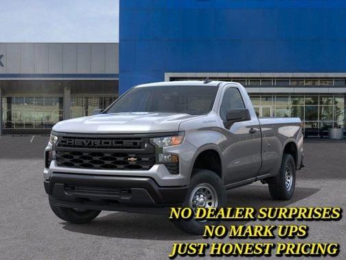 Gray 2026 Chevrolet Silverado 1500 WT
