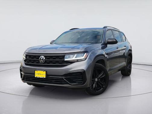 Platinum Gray Metallic 2023 Volkswagen Atlas 3.6 V6 SEL R-Line Black