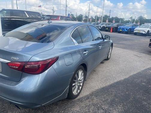 Blue 2020 INFINITI Q50 3.0t LUXE