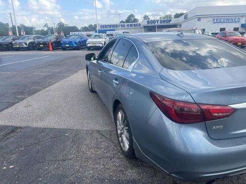 Blue 2020 INFINITI Q50 3.0t LUXE