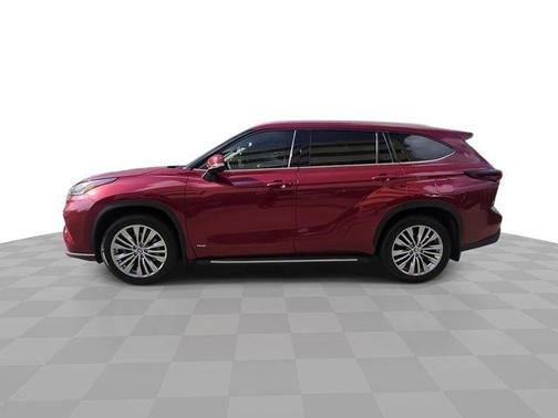 Red 2024 Toyota Highlander Hybrid Platinum
