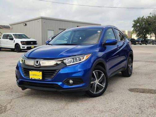 Aegean Blue Metallic 2022 Honda HR-V EX