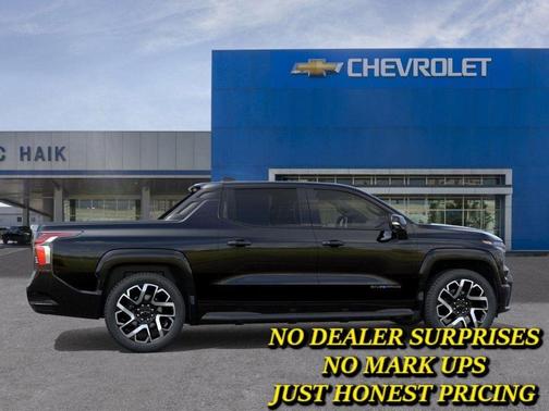 Black 2024 Chevrolet Silverado EV RST