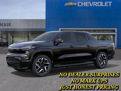 Black 2024 Chevrolet Silverado EV RST