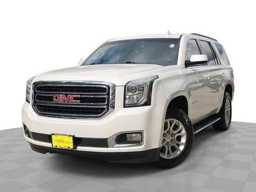 White Frost Tri-Coat 2018 GMC Yukon SLT