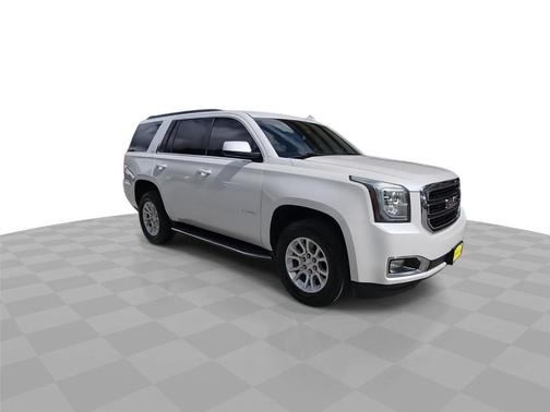 White Frost Tri-Coat 2018 GMC Yukon SLT