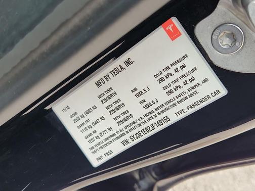 2018 Tesla Model 3 Long Range
