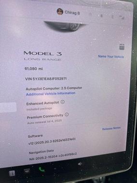 2018 Tesla Model 3 Long Range