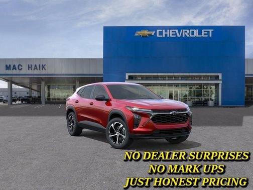 Red 2026 Chevrolet Trax 1RS
