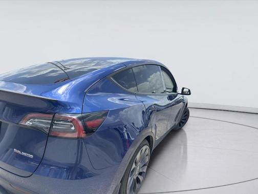 Blue 2024 Tesla Model Y Performance