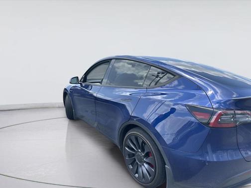 Blue 2024 Tesla Model Y Performance