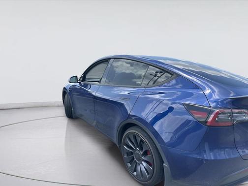 Blue 2024 Tesla Model Y Performance