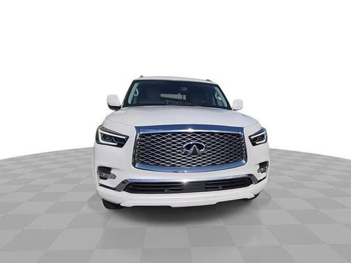 Moonstone White 2019 INFINITI QX80 Luxe