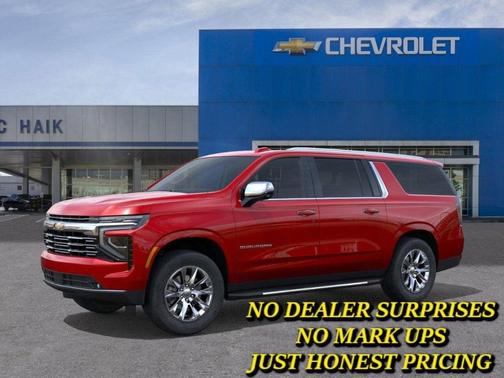 Red 2026 Chevrolet Suburban Premier