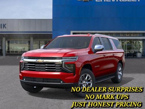 Red 2026 Chevrolet Suburban Premier