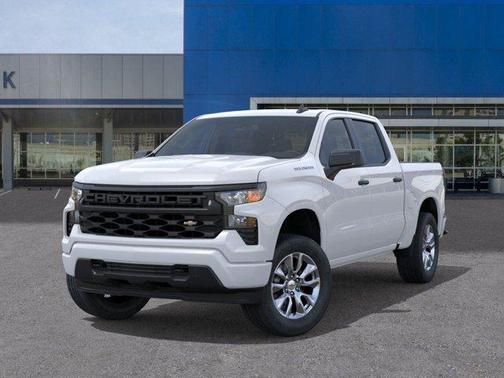 Summit White 2026 Chevrolet Silverado 1500 Custom