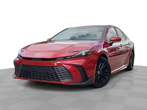 Red 2025 Toyota Camry SE