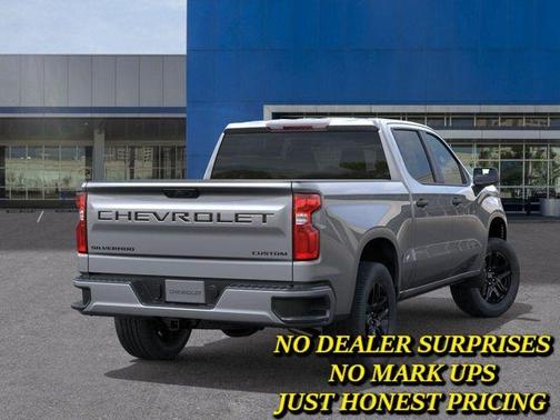 Sterling Gray Metallic 2026 Chevrolet Silverado 1500 Custom