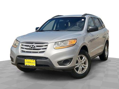 Radiant Silver 2010 Hyundai SANTA FE GLS